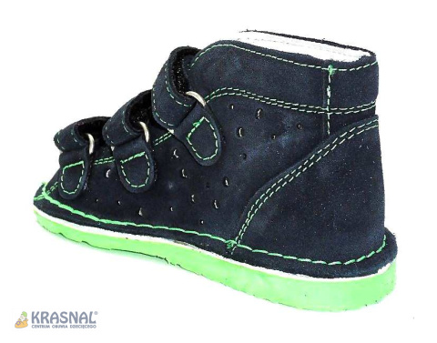 DANIELKI II granat zielony neon DANIELKI II granat zielony neon