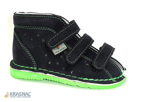 DANIELKI II granat zielony neon DANIELKI II granat zielony neon