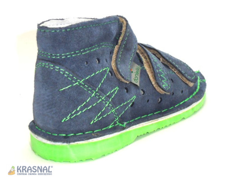 DANIELKI III jeans zielony DANIELKI III jeans zielony