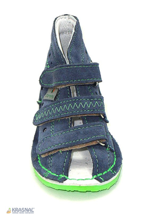 DANIELKI III jeans zielony DANIELKI III jeans zielony