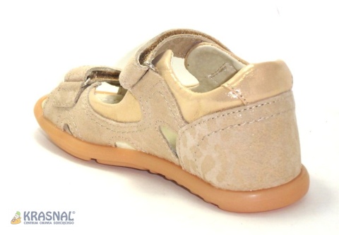 JAMET 262 beż pantera barefoot