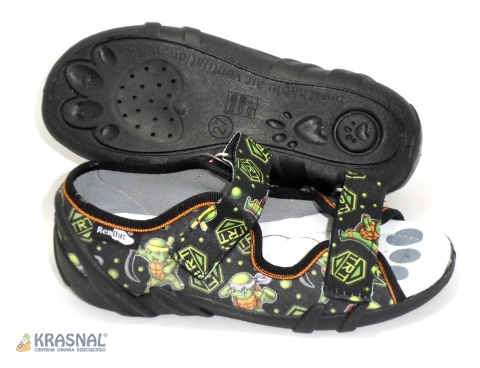 RENBUT 378 czarny żółwie ninja