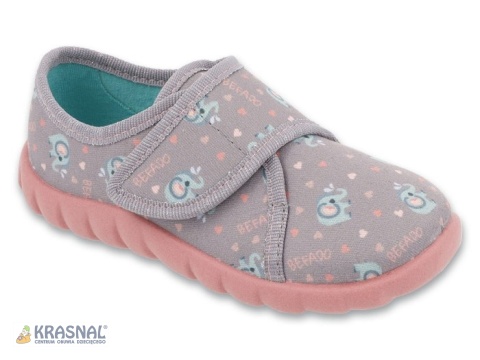 BEFADO 457P007 szary słoniki barefoot