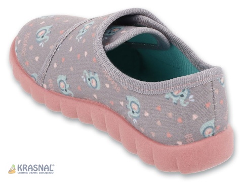 BEFADO 457P007 szary słoniki barefoot