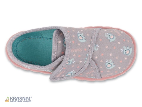 BEFADO 457P007 szary słoniki barefoot