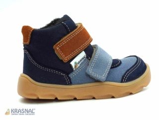 KRASNAL 1127 niebieski brąz barefoot