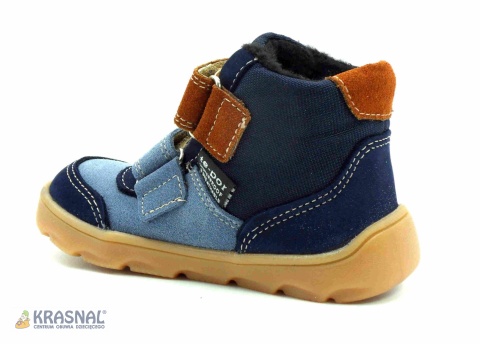 KRASNAL 1227 niebieski brąz barefoot