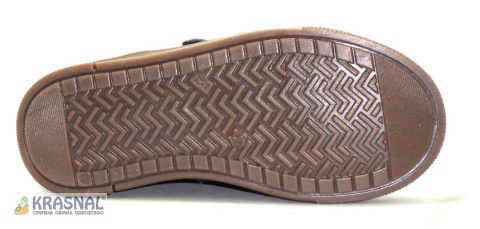 KRASNAL 2211 brąz brokat kokardka