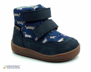 MIDO 6206 niebieski pieski barefoot