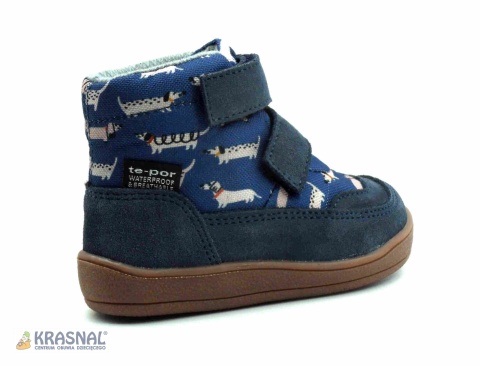 MIDO 7206 niebieski pieski barefoot