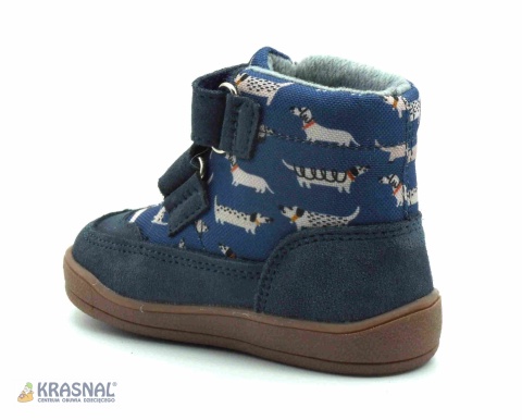 MIDO 7206 niebieski pieski barefoot