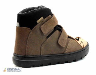 MRUGAŁA 6380 brąz róż króliczek