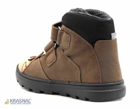 MRUGAŁA 6380 brąz róż króliczek